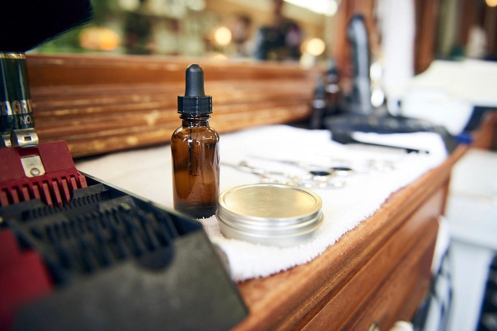 Hair salon tools arranged by a mirror for planning a comfortable appointment