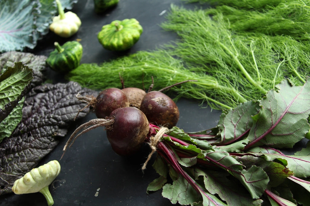 Fresh vegetables for a simple flexible grocery list