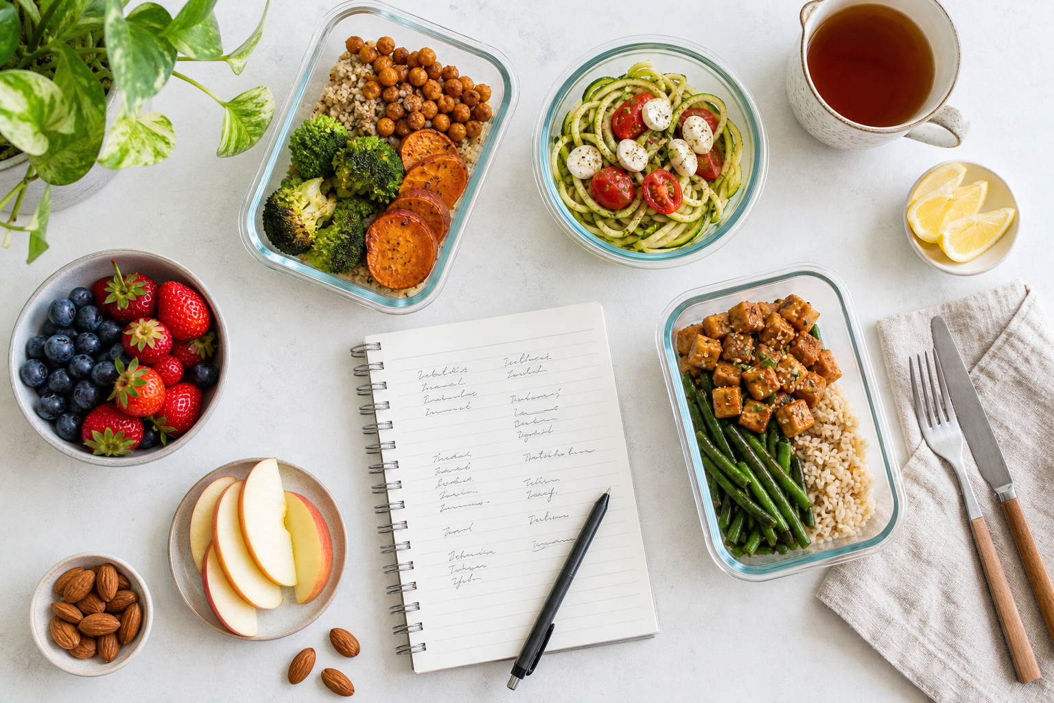 What a Low-Stress Meal Plan Can Look Like
